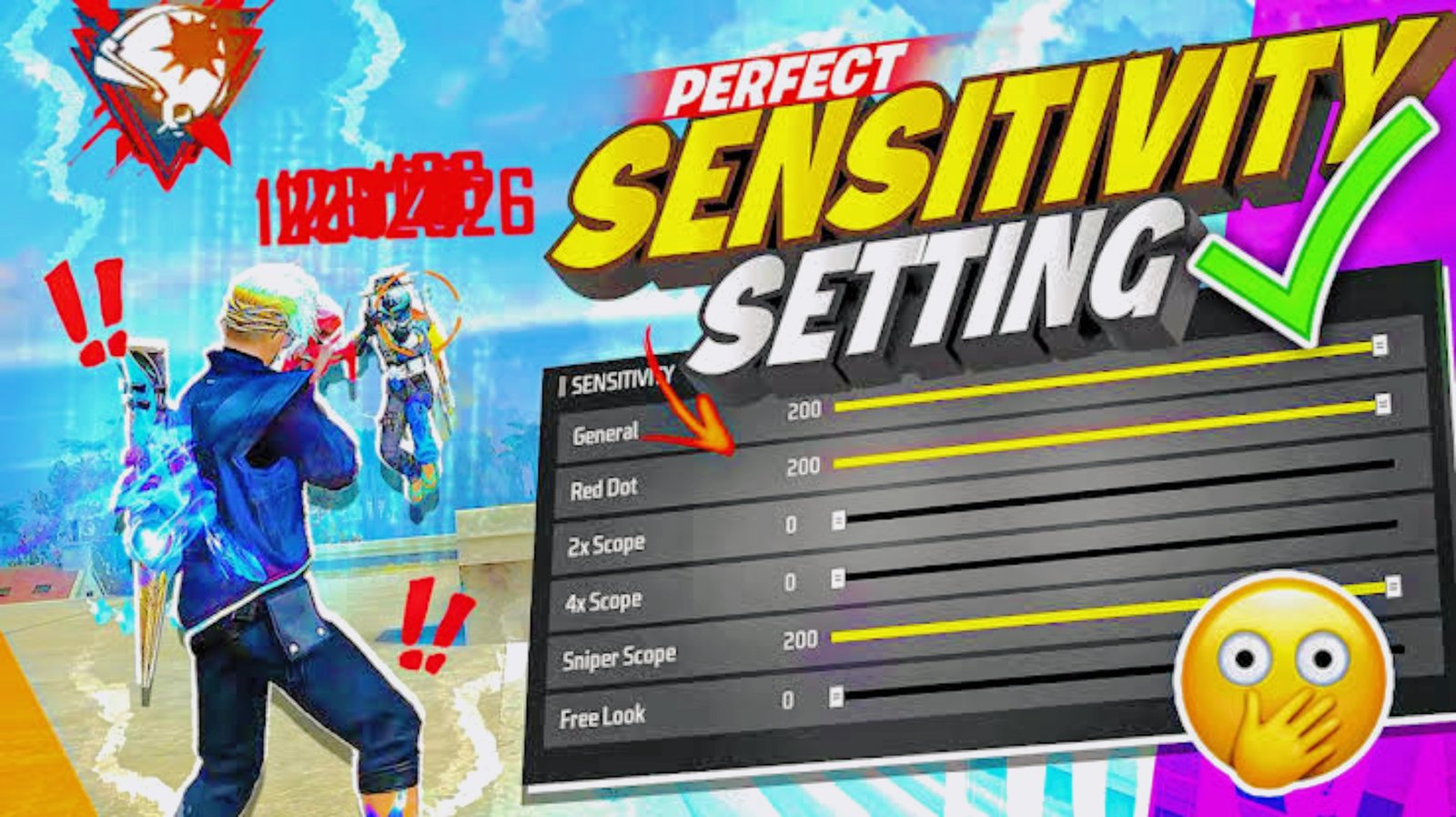 📱 Best Free Fire Sensitivity Settings for Mobile in 2025
